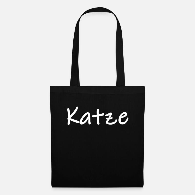 katze katzen - Stoffbeutel - Schwarz