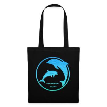 dolphins - Tote Bag - black - Front