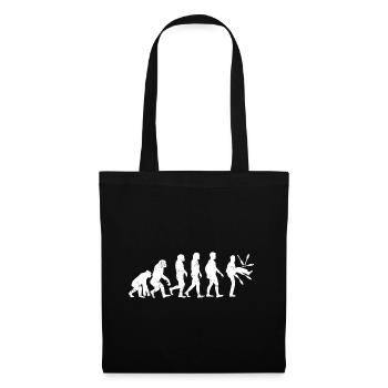 Evolution of Juggler evolution - Tote Bag - black - Front