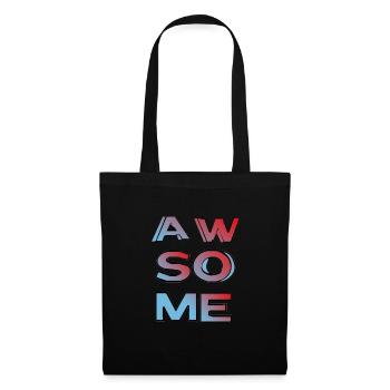 Awsome gift idea imprint - Tote Bag - black - Front