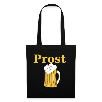 Bier Prost - Stoffbeutel - Schwarz - Vorne