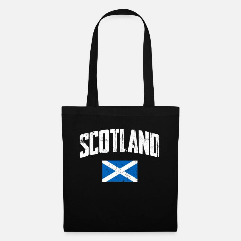 Schotten, Schottland, Schottisch - Stoffbeutel - Schwarz