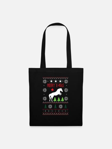 Ugly Christmas - Stoffbeutel - Schwarz