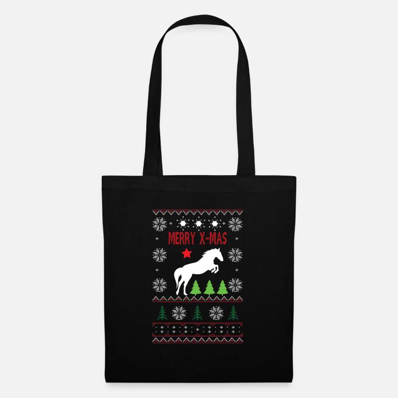 Ugly Christmas - Stoffbeutel - Schwarz