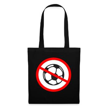 anti football football ban boredom ball gift - Tote Bag - black - Front