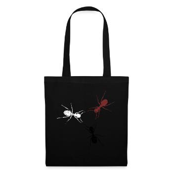 Insecte fourmis cadeau fourmi insecte animal nature - Sac en tissu - noir - Devant