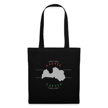 Latvia Latvian Baltics - Tote Bag - black - Front