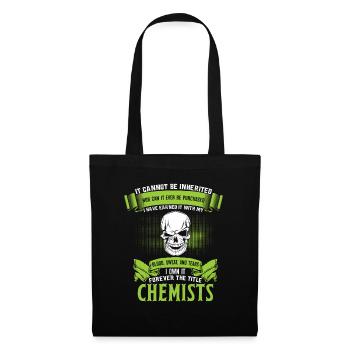 chimiste - Sac en tissu - noir - Devant