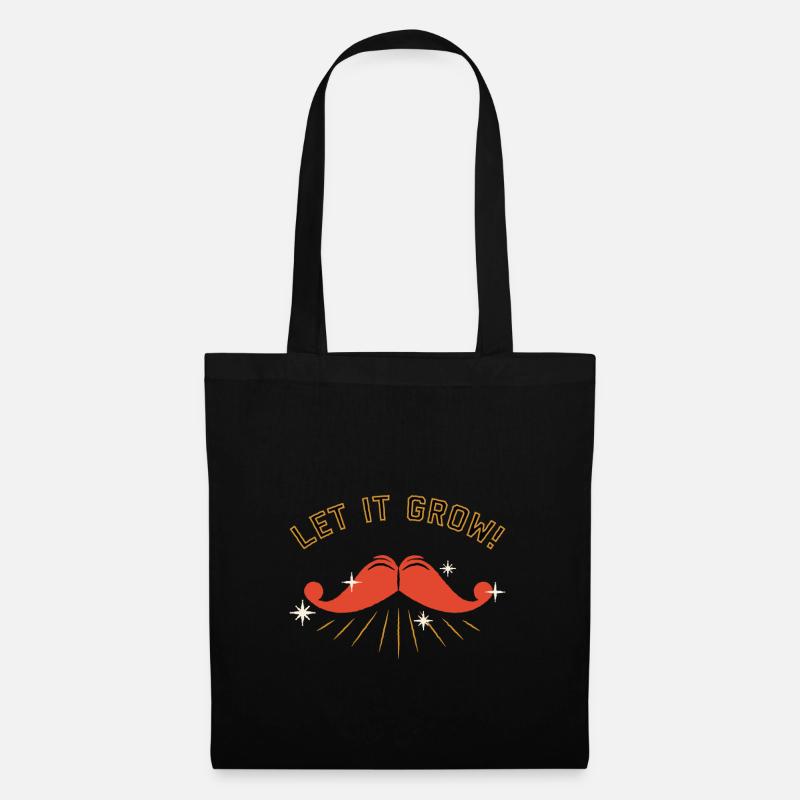 Let it grow! - Stoffbeutel - Schwarz