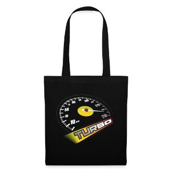 Tacho Turbo - Sac en tissu - noir - Devant