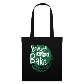 Baking baker gift passion hobby profession - Tote Bag - black - Front