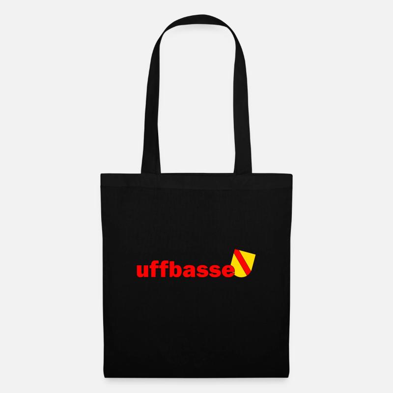 uffbasse! - Stoffbeutel - Schwarz