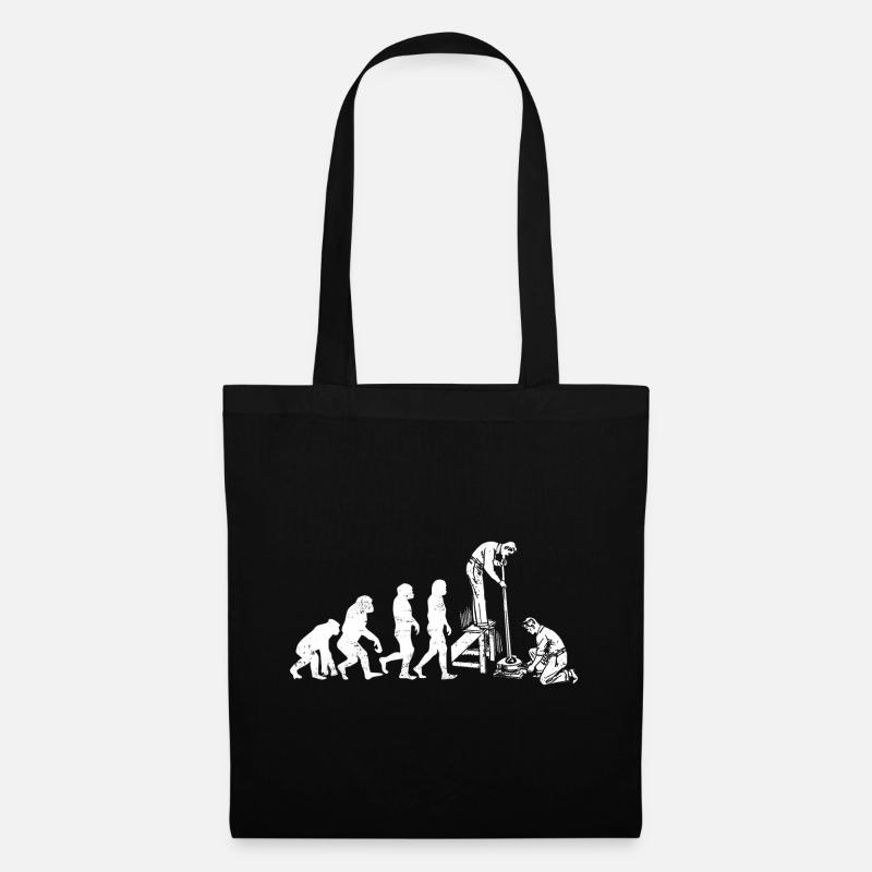Evolution Glass Blower - Tote Bag - black