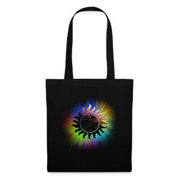 ColorStarBurst - Stoffbeutel - Schwarz - Vorne