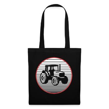 tractor - Tote Bag - black - Front