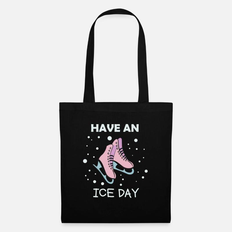 Schlittschuhe - Have an ice day - Stoffbeutel - Schwarz