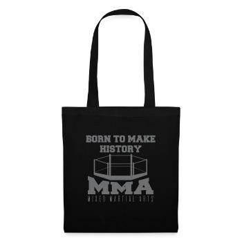 MMA - Stoffbeutel - Schwarz - Vorne