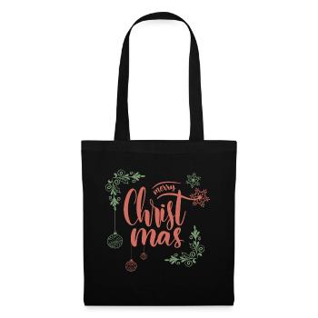 Cloches Bijoux Christmas Flocons de neige Noël - Sac en tissu - noir - Devant