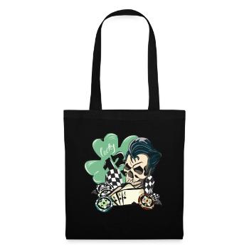 lucky13 Rockabilly Poker - Sac en tissu - noir - Devant