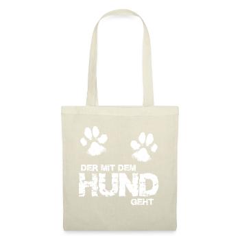 Le chien va 3 - Sac en tissu - nature - Devant