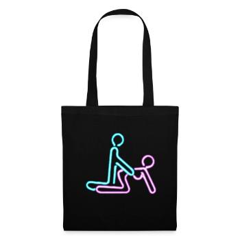 neon LOVE - Tote Bag - black - Front