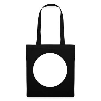 Cercle - Sac en tissu - noir - Devant