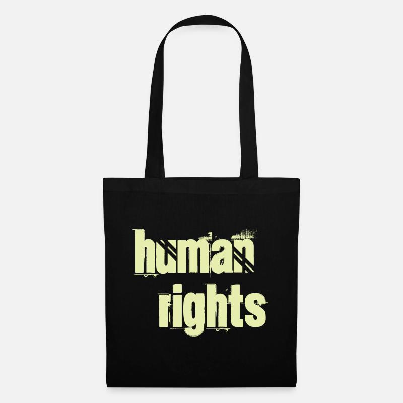 human rights - Tote Bag - black