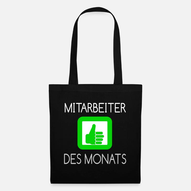 Mitarbeiter des Monats - Stoffbeutel - Schwarz