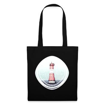 Arngast | Lighthouse | Jade Bay - Tote Bag - black - Front