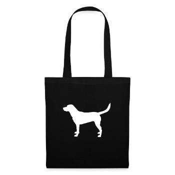 Labrador - Stoffbeutel - Schwarz - Vorne