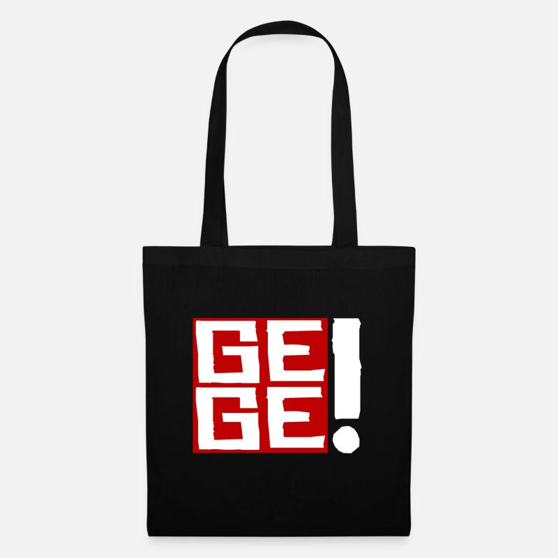 GE GE good game gg g g - Stoffbeutel - Schwarz
