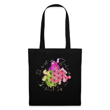 Flower of Life - Green - Tote Bag - black - Front