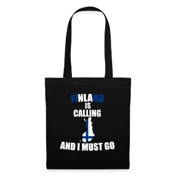 Finland - Tote Bag - black - Front