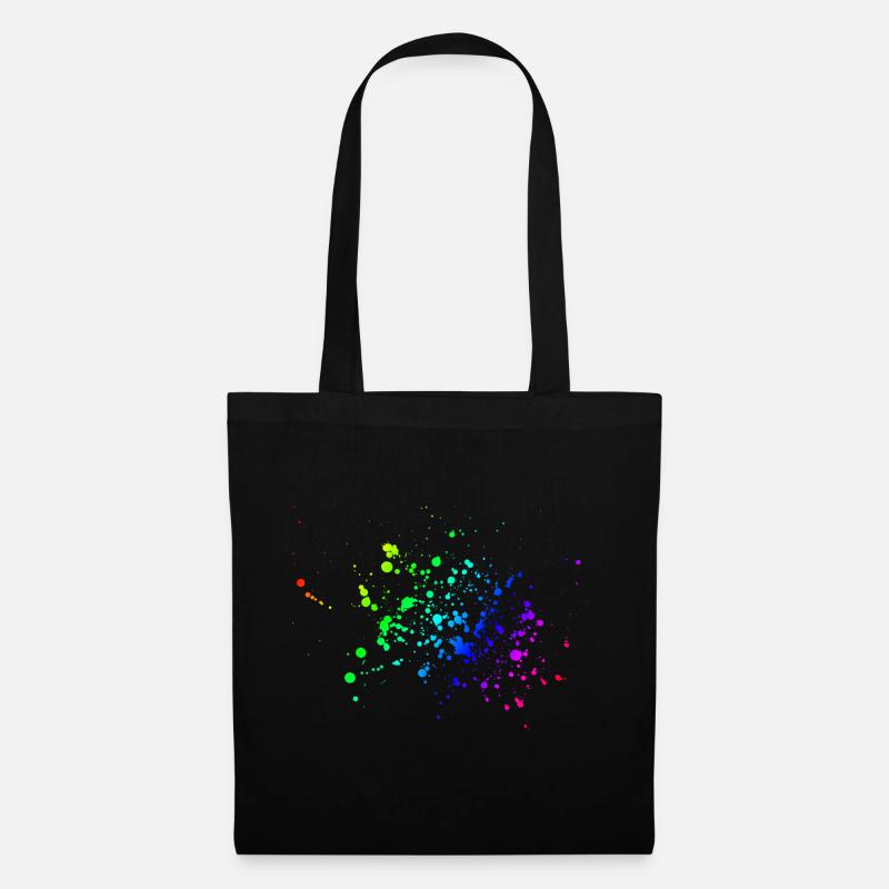 Klex rainbow - Stoffbeutel - Schwarz