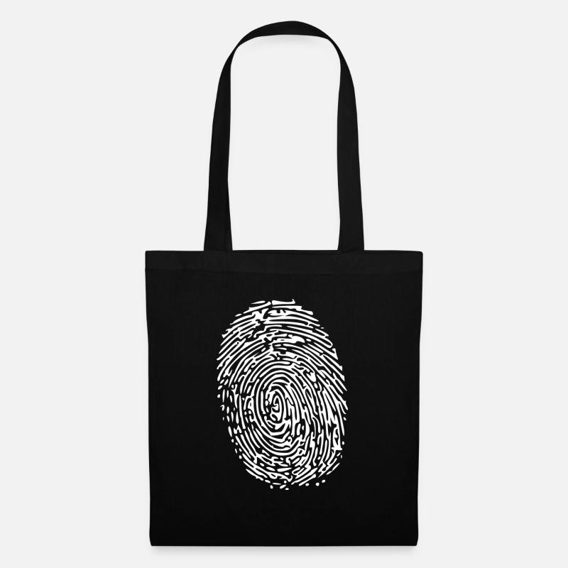 fingerprint - Tote Bag - black