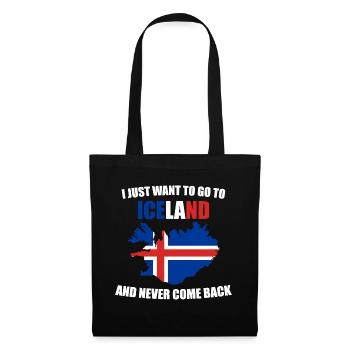 Iceland - Tote Bag - black - Front