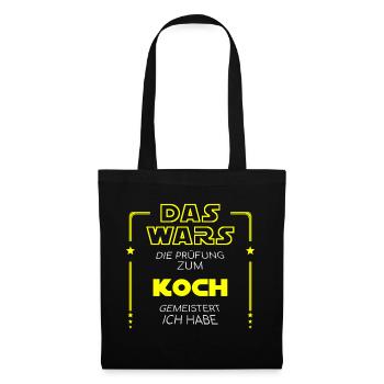 La Wars Conclusion 2019 Cuisinier Cadeau De Cuisine Azubi - Sac en tissu - noir - Devant