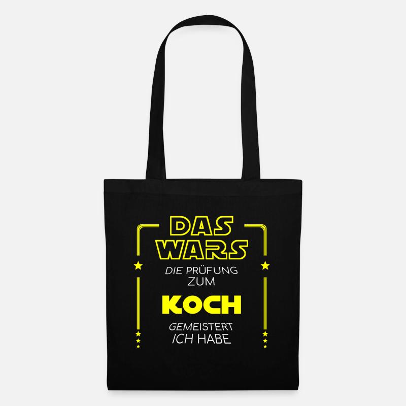 Das Wars Abschluss 2019 Koch Kochen Azubi Geschenk - Stoffbeutel - Schwarz