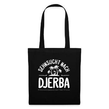 Nostalgie de Djerba île Cadeau d’amour - Sac en tissu - noir - Devant