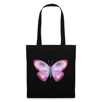 Schmetterling - Stoffbeutel - Schwarz - Vorne