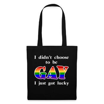 lucky1 1 - Sac en tissu - noir - Devant