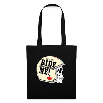 Un teeshirt de motocross cool pour les motards " - Sac en tissu - noir - Devant