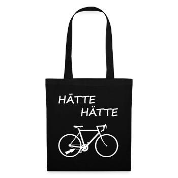Hätte Hätte Fahrradkette - Stoffbeutel - Schwarz - Vorne