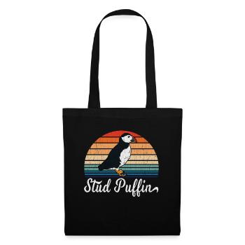 Be Cock Of The Walk With This Stylish Retro "Stud - Tote Bag - black - Front