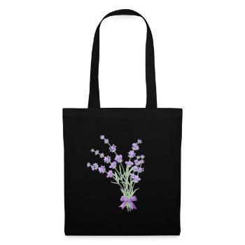 Bouquet of lavender - Tote Bag - black - Front