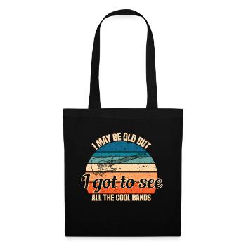Quand "Pas de musique, pas de vie", saisissez - Sac en tissu - noir - Devant