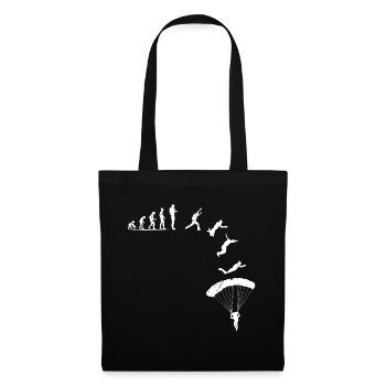 Belle chemise de parachutisme pour les - Sac en tissu - noir - Devant