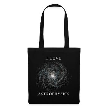 J'adore l'amateur de l'espace astrophysique - Sac en tissu - noir - Devant