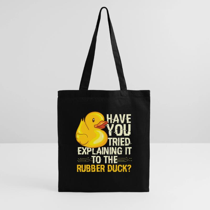 Rubber Duck Debugging Programmierer Stoffbeutel