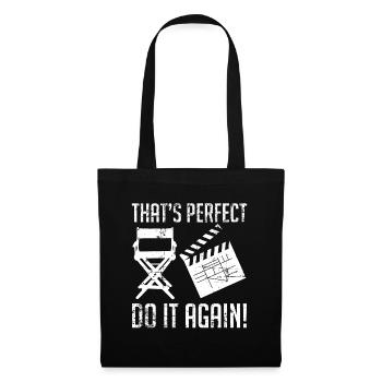 That's Perfect Do It Again Tshirt Design For - Tote Bag - black - Front